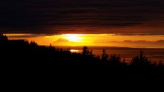 The Aleutian Range from Anchorage