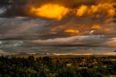 Broken Clouds at Sunset