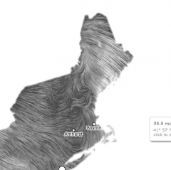 Thanksgiving wind map new england