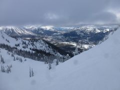 Fernie   Timber Bowl looking into town center