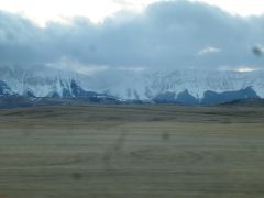 heading north towards Calgary And looking west To Rockies