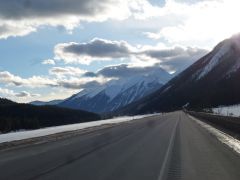 TransCanadian Hwy between Lake Louise And Golden