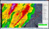 Warned cell precip path 1 Jun 2012.png