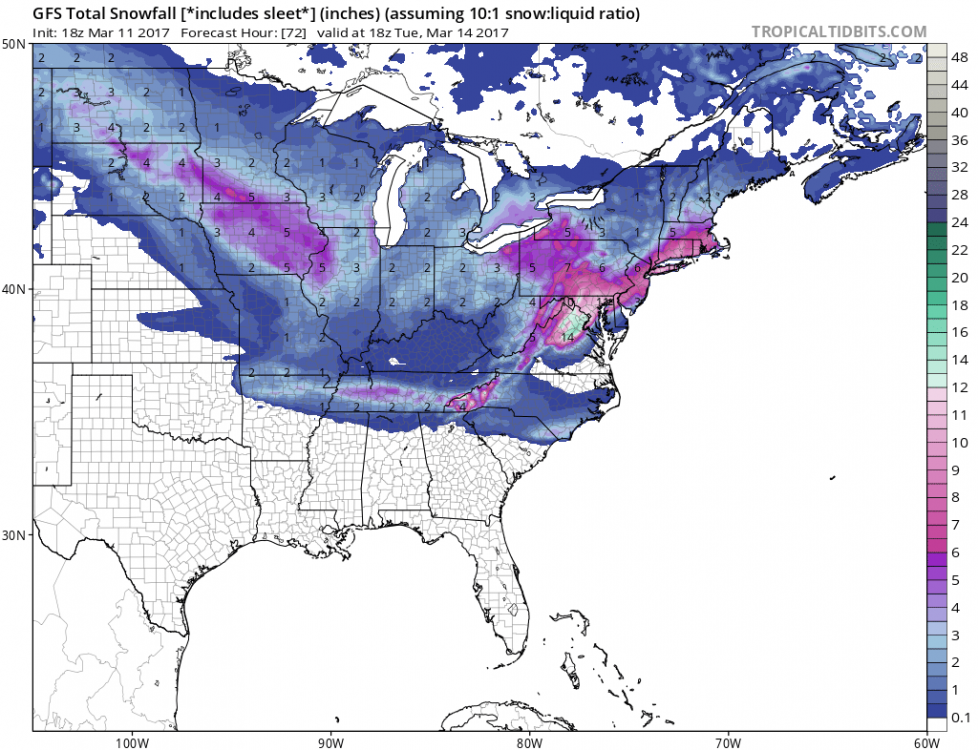 gfs_asnow_eus_13 snowmap March 11_2017 18z.jpg