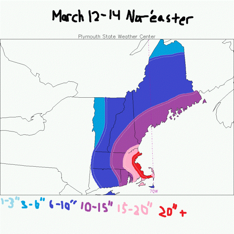March 12-14th Noreaster snow map 1.gif
