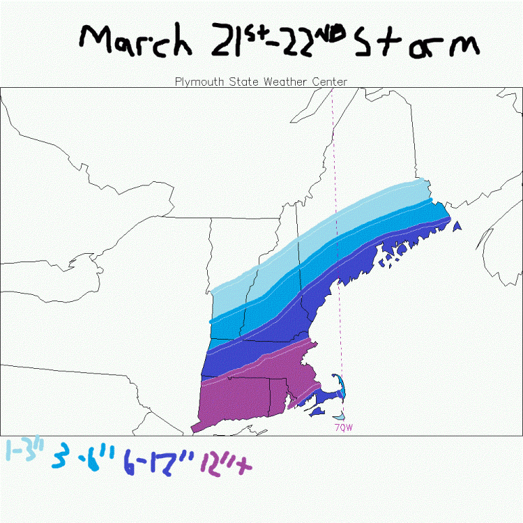 march 21-22nd Noreaster Second Snow Map.gif