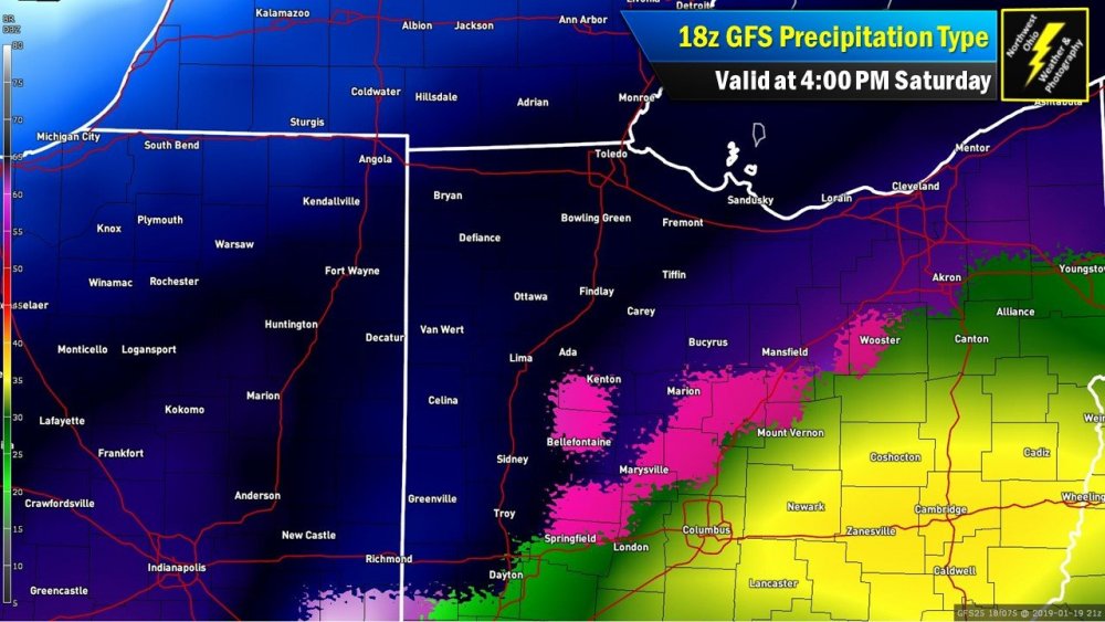 18z GFS Precipitation Type Valid 4 PM Saturday.JPG