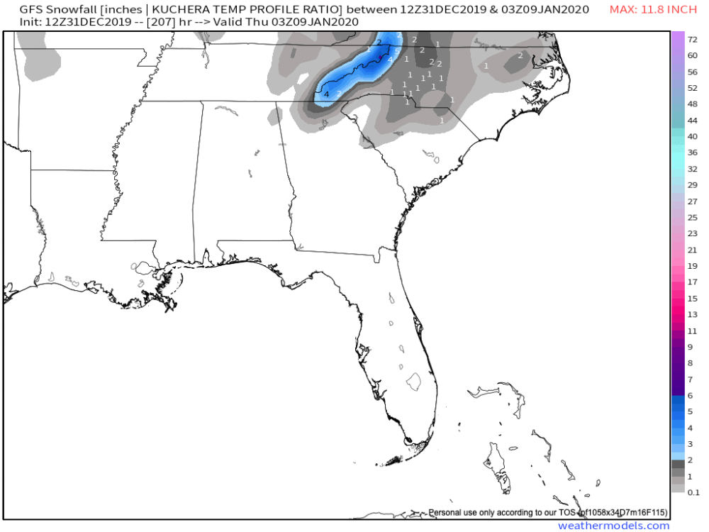 GFS 50-STATES USA Southeast US Kuchera Snowfall 213.png