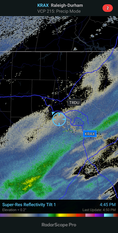 KRAX - Super-Res Reflectivity Tilt 1, 4_45 PM.png