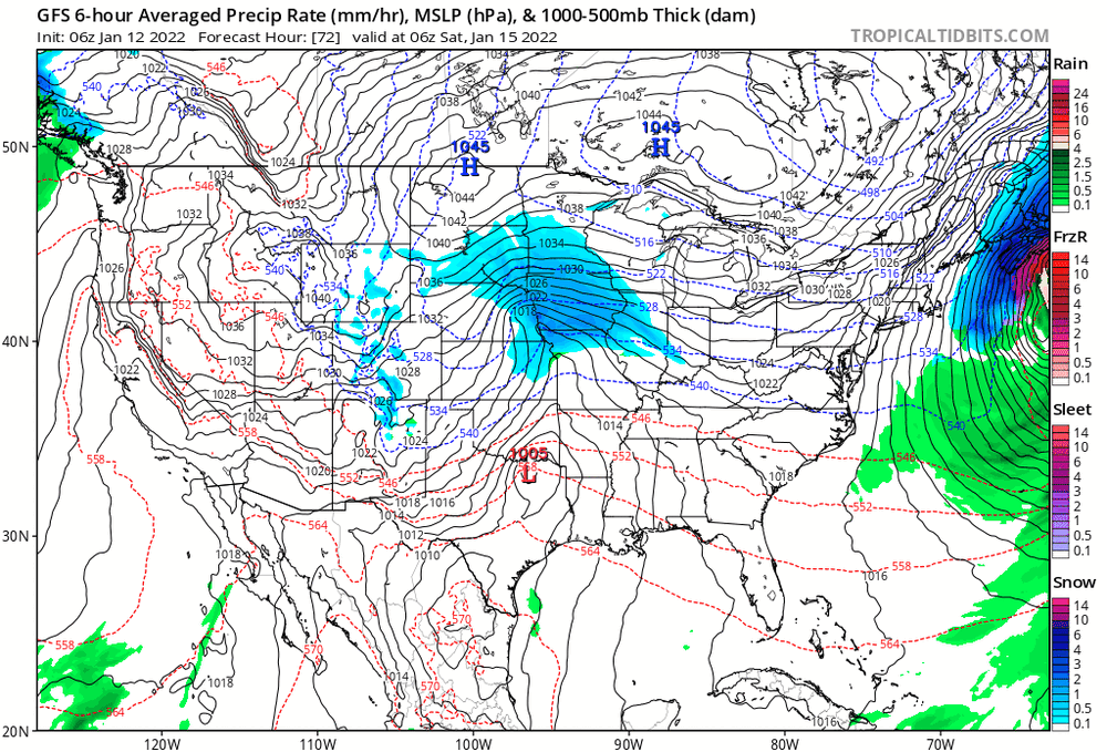 gfs_mslp_pcpn_frzn_us_fh72-156-storm-dives-down-and-then-runs-inland-jan17-01122022.gif