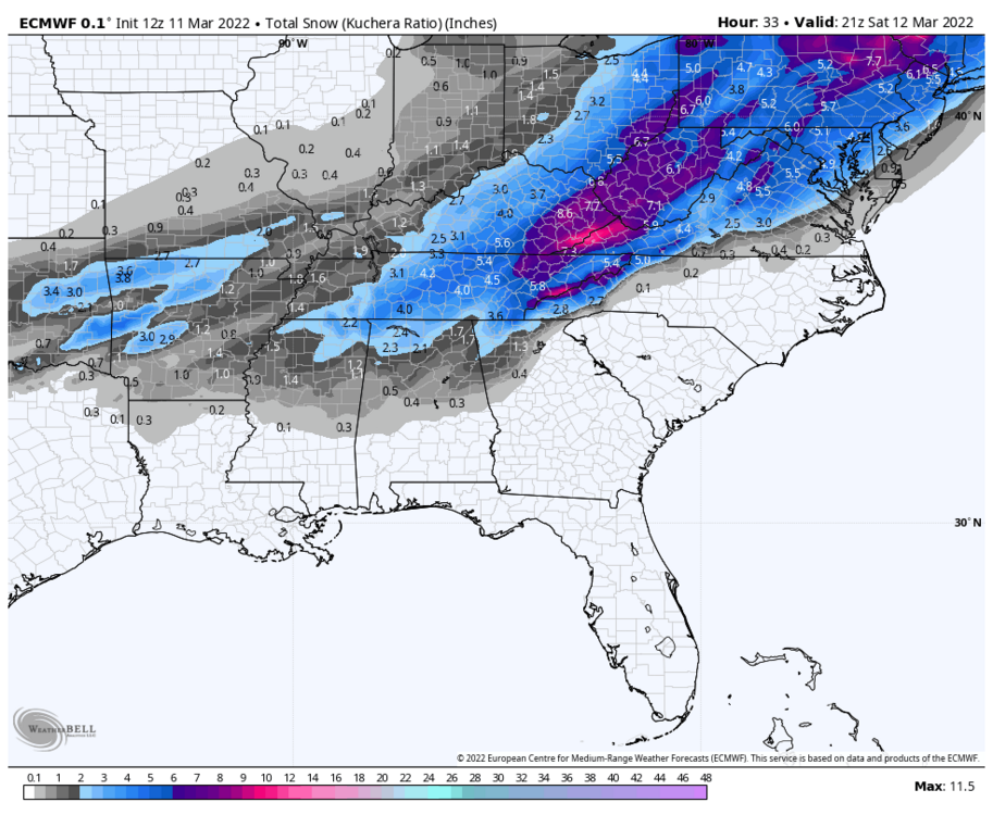 ecmwf-deterministic-se-total_snow_kuchera-7118800.png