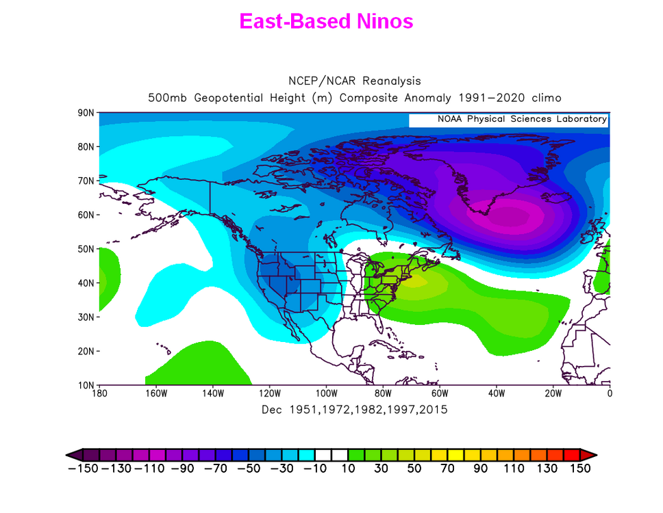 East-Based Ninos - Dec 500 mb height anom N Amer.png