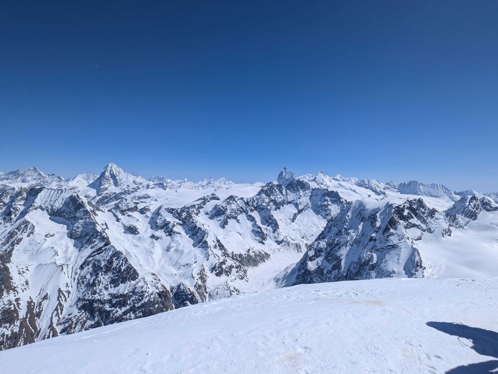 looking east from Pigne d'Arolla towards the Matterhorn Day 5.jpg