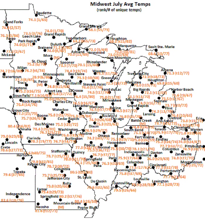 Midwest July avg temp rank map.gif